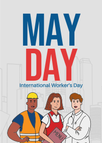 May Day All-Star Poster Design
