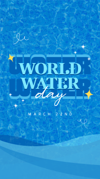 Quirky World Water Day Facebook story Image Preview