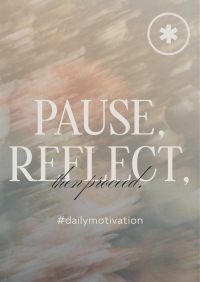 Pause & Reflect Flyer Image Preview