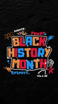 Black History Facebook Story Design