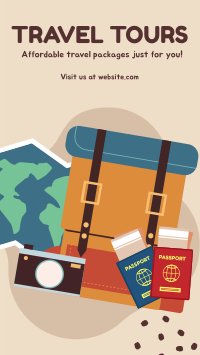 Travel Packages Facebook Story Design