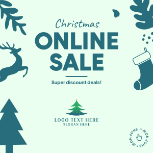 Christmas Online Sale Instagram post Image Preview