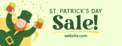 St. Patrick's Greeting Promo Sale Facebook cover Image Preview