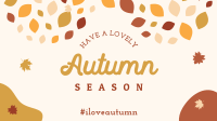 Autumn Leaf Mosaic Facebook Event Cover Design