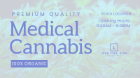 Medical Cannabis Facebook Event Cover Design