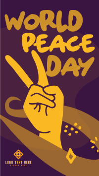 Peace Day Scribbles Instagram story Image Preview