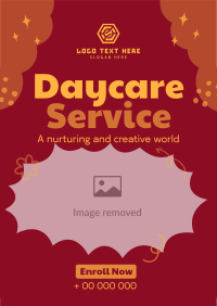 Cloudy Daycare Service Poster Image Preview