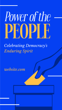 World Democracy Day TikTok Video Image Preview