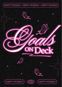 Goals On Deck Flyer Design