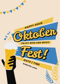 Oktoberfest Beer Promo Flyer Design