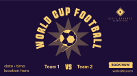 Football World Cup Facebook Event Cover Design