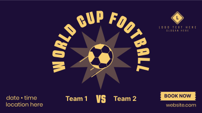 Football World Cup Facebook event cover Image Preview