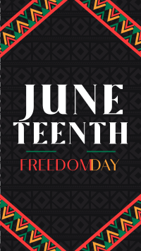 Juneteenth Freedom Revolution YouTube short Image Preview