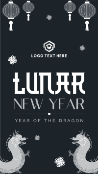 Lucky Lunar New Year Instagram Reel Design