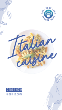 Taste Of Italy Instagram Story Design