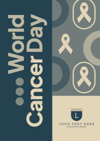 Funky World Cancer Day Poster Image Preview