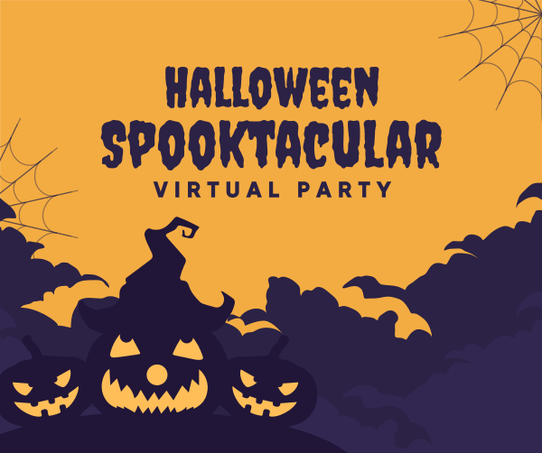 Spooktacular Party Facebook Post Design Image Preview