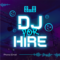 Hiring Party DJ Instagram post Image Preview
