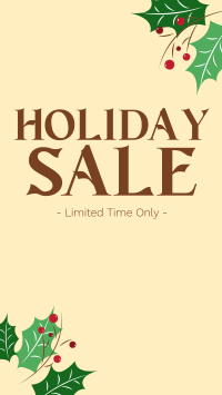 Holiday Sale Facebook Story Design