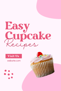 Easy Cupcake Recipes Pinterest Pin Image Preview