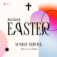 Easter Sunday Service Instagram Post Image Preview