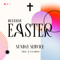 Easter Sunday Service Instagram post Image Preview