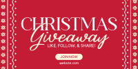 Christmas Giveaway Promo Twitter post Image Preview
