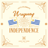 Uruguayan Independence Day Linkedin Post Design
