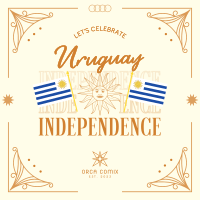 Uruguayan Independence Day Linkedin Post Image Preview