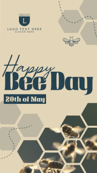 Happy Bee Day TikTok video Image Preview