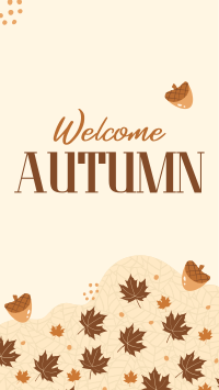 Autumn Season Greeting Facebook Story Design