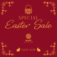 Easter Bunny Sale Instagram Post Design