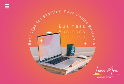 Into Online Business Pinterest board cover Image Preview