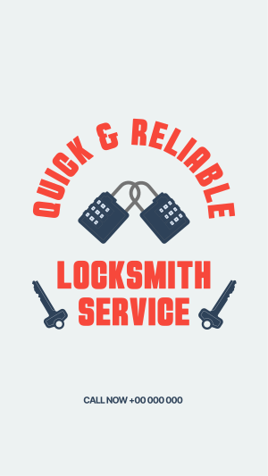 Locksmith Badge Instagram story Image Preview