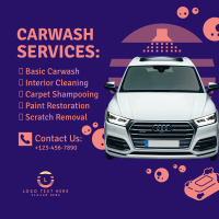 New Carwash Company Instagram Post Design