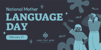Mother Language Day Twitter post Image Preview