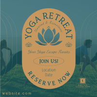 Yoga Retreat Day Instagram Post Image Preview