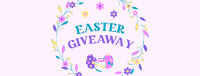 Eggs-tatic Easter Giveaway Facebook Cover Design