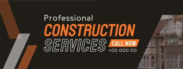 Professional Home Construction Facebook Cover Design