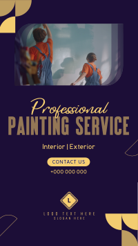 Professional Painting Service Instagram story Image Preview