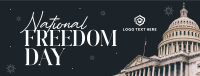 Freedom Day Fireworks Facebook cover Image Preview