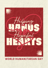 Humanitarian Hopeful Hearts Flyer Image Preview
