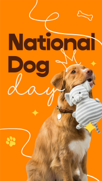 National Dog Day YouTube Short Design