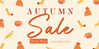 Cozy Autumn Deals Twitter Post Design