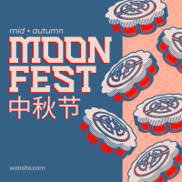 Moon Fest Instagram Post Design