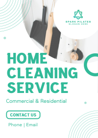 On Top Cleaning Service Poster Design