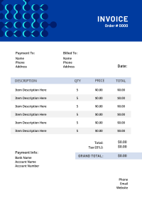 Cyber Security Invoice Image Preview