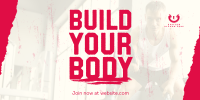 Build Your Body Twitter Post Design
