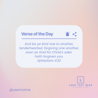 Verse of the Day Instagram Post Design