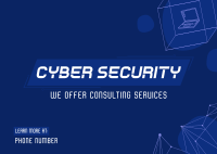 Cyber Security Consultation Postcard Image Preview